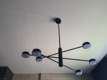 Plafon wewnętrzny do salonu ORBIT VI GX53 8W LED wys. 53-85cm | biały 7942