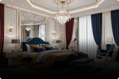 Sypialnia glamour – jak dobrać oświetlenie, by stworzyć stylowy efekt? Poradnik