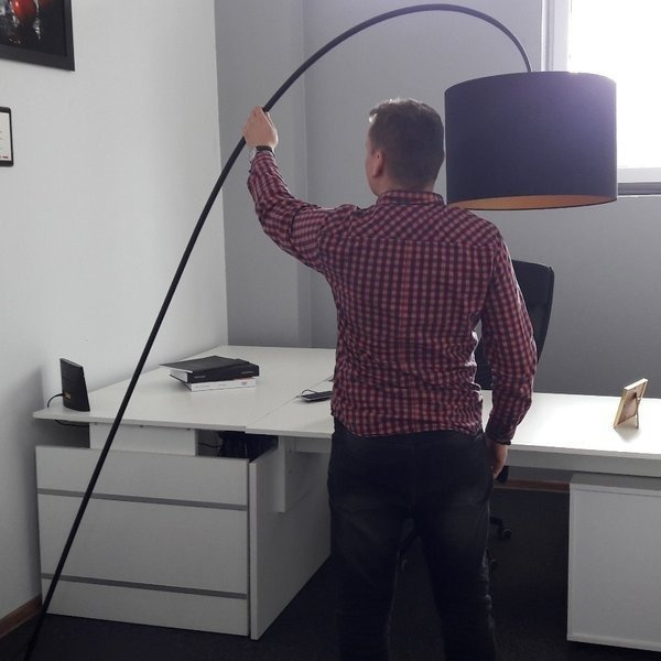 ALICE Ecru floor standing lamp