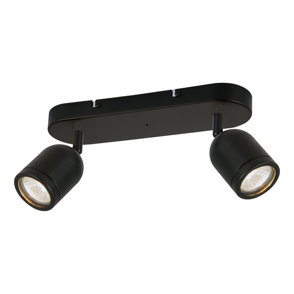 Lampa sufitowa PORTER, ML7643, czarna, 2x8W GU10, IP44 