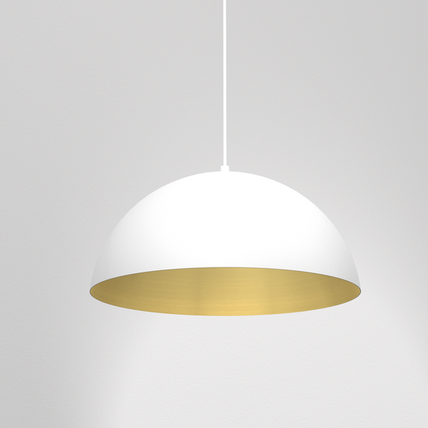 Lampa wisząca BETA, MLP7897, 35 cm, biały/złoty, 1x60W E27