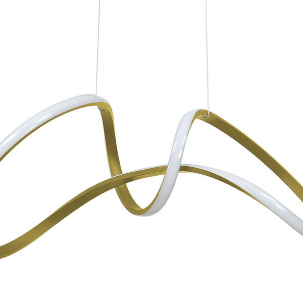 Lampa wisząca TESORO, ML7953, złota, 48W LED, barwa neutralna 4000K