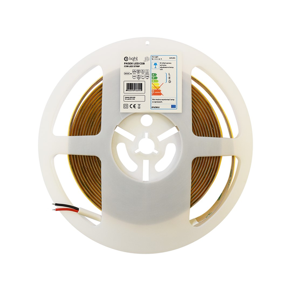 Liniowa taśma LED COB 3000K 5m 50W IP20 barwa ciepła 10W/m