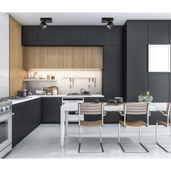Modern ceiling spotlight BONIVA LED 5W 3000K warm | black