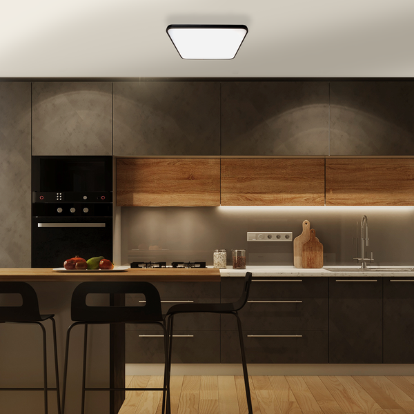 Plafon FABIO BLACK, ML7937, 35W LED, barwa neutralna 4000K