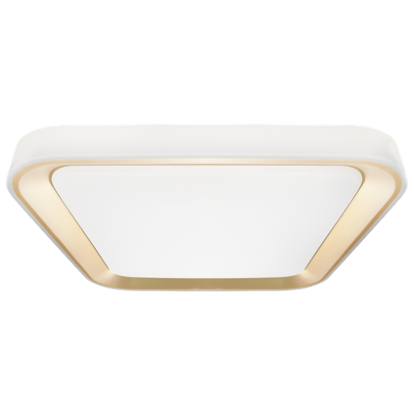 Plafon QUADRO GOLD, ML7930, biały/złoty, 38W LED