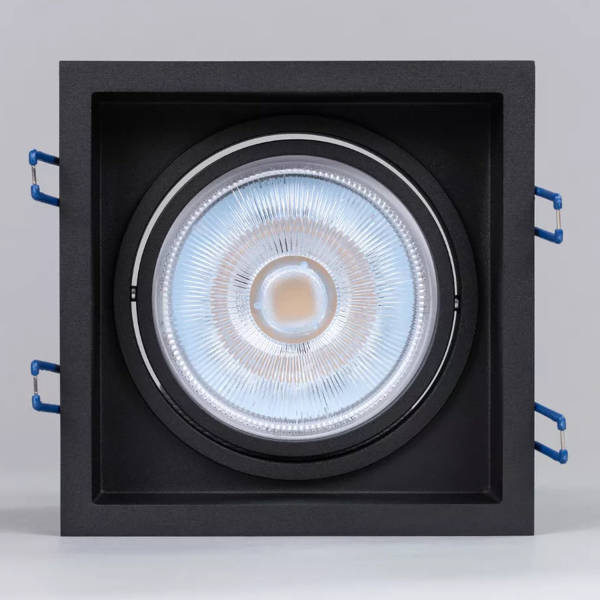 Recessed ceiling luminaire CROSTI LANA SQ L width 15.5cm | white
