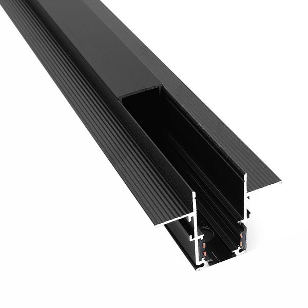 Szyna magnetyczna podtynkowa LED DOMENO 48V LL-20A 200cm | czarna