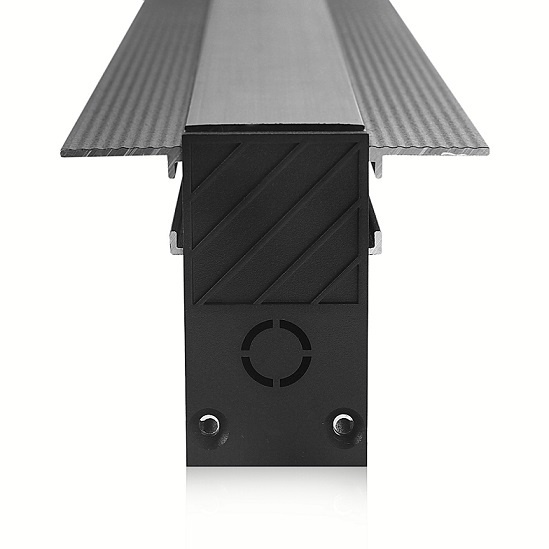 Szyna podtynkowa LED DOMENO niskonapięciowa LL-20C 100cm | czarna