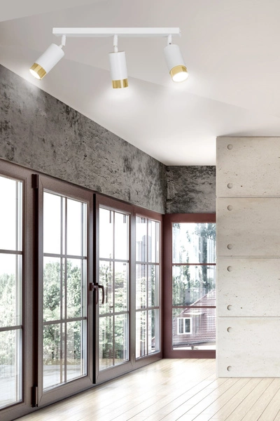 Lampa sufitowa Emibig HIRO 3 WH/GOLD 963/3