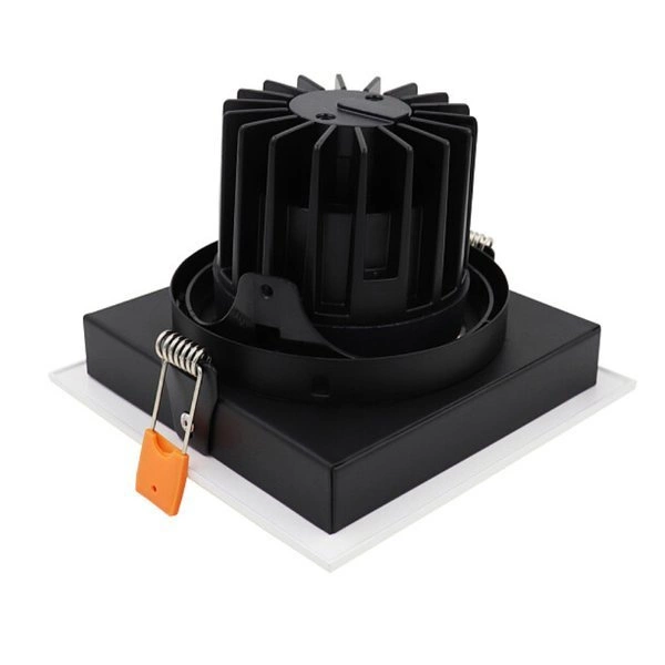 Lampa sufitowa wpuszczana DIA 18W LED 4000K | biały czarny 8721