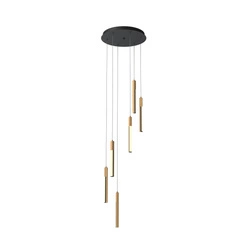 MD4768-6-3BMT ELIOT LAMPA WISZĄCA CZARNA-DREWNO/BLACK-WOOD