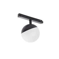 Lampa wisząca LID LED szer. 10cm 8W 4000K do szynoprzewodów magnetycznych LVM | czarny 10647