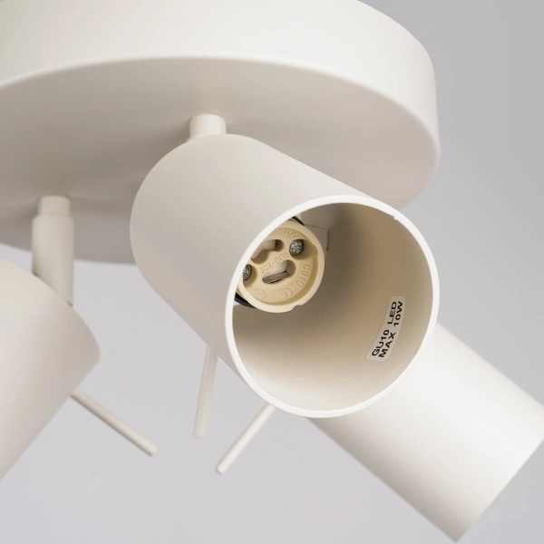 Plafon RING 3P beżowy