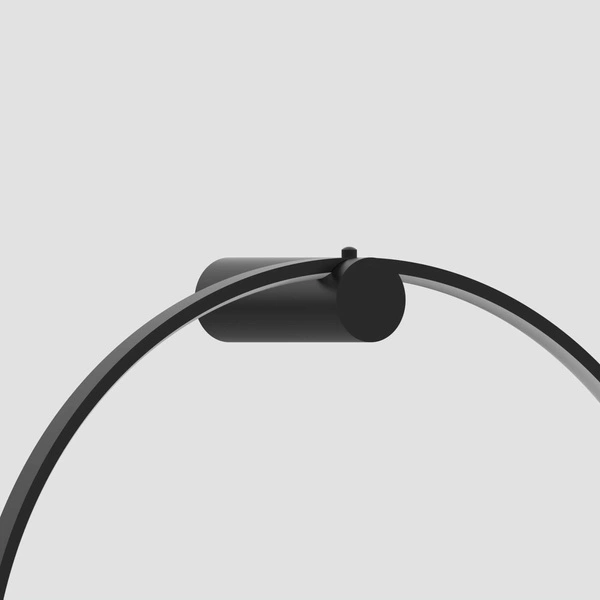 Kinkiet MIRROR, mały, czarny, 35W LED, barwa ciepła 3000K, IP44