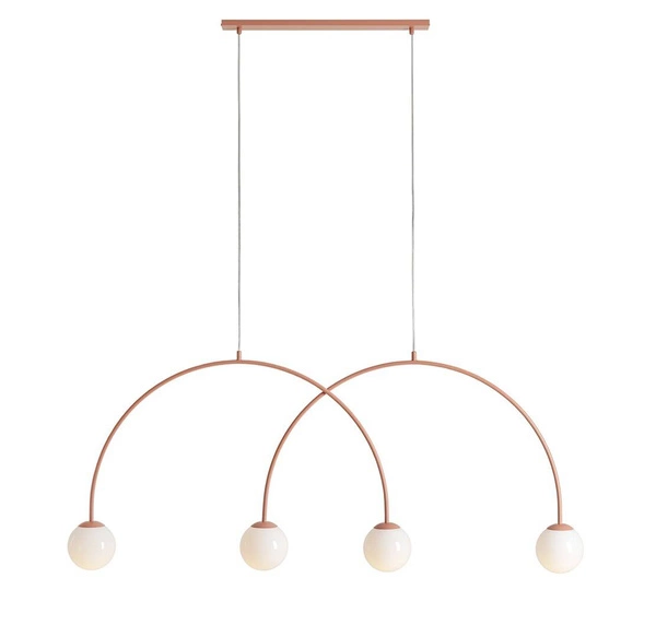 Aldex LAMPA WISZĄCA UNA 4 CORAL L 1116L11_L