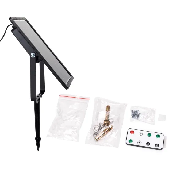 Solarna taśma LED IP65 ogrodowa 10m 2700K 10W z pilotem | biała ciepła