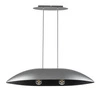 Stylowa lampa wisząca GONDOLA M 40643 2xE27 | czarny srebrny