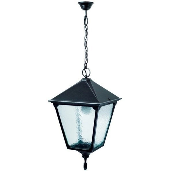 Lampa wisząca zewnętrzna Retro Maxi Kwadrat K 1018/1/BD KW | czarny