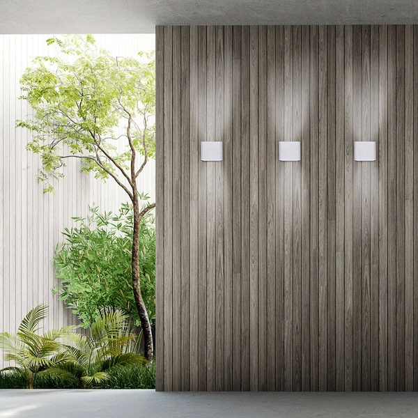 Kinkiet SAPRI, antracyt, 2x3W LED, barwa neutralna 4000K, IP54