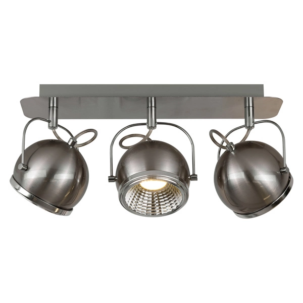 Lampa sufitowa kulowa w zestawie 3xGU10 LED 6W Satynowy Metal 5009387