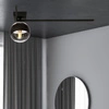 Lampa sufitowa Emibig IMAGO 1F Czarny/STRIPE 1132/1F