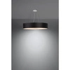 Lampa wisząca SKALA SL.0804, 80cm, czarna, 6x60W E27