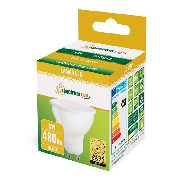 Żarówka LED GU10 6W neutralna 4000K