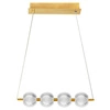 Lampa wisząca Brillant 4 złota LED CCT