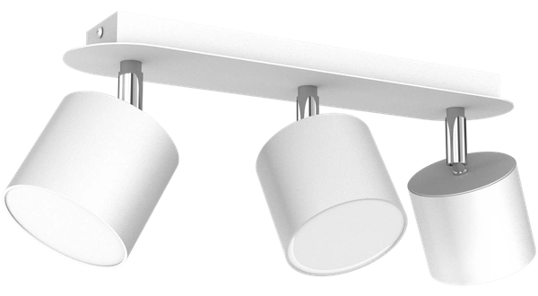 Lampa sufitowa DIXIE WHITE 3x GX53 szer. 34cm | biały