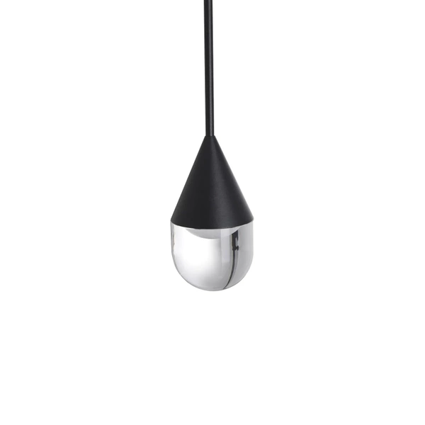 Lampa Wisząca Nata 1xLED czarna PL0104-BK