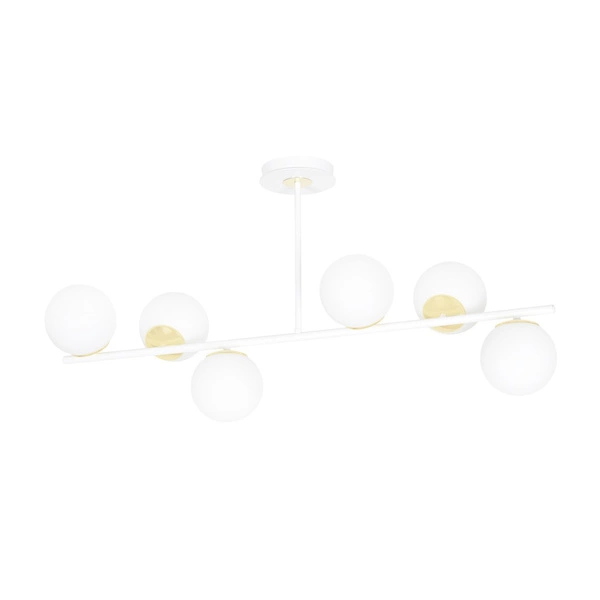 Lampa sufitowa Emibig FLOKI 6 Biały GOLD 1023/6