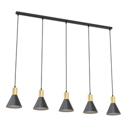 Lampa wisząca Emibig ROSA 5 BL 1388/5