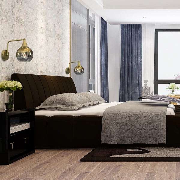 Kinkiet MONTE, MLP8399, złoty/dymiony, 1x60W E27