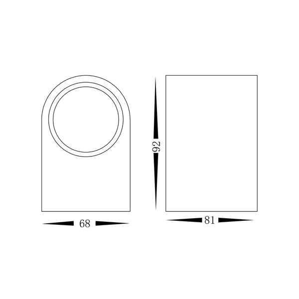 Kinkiet Ogrodowy Ovalis 2xGU10 IP44