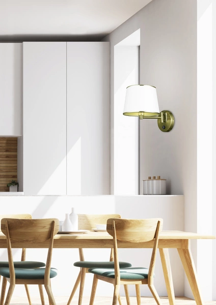 Kinkiet IBIS 21-01279 patyna/biały 1x40W E14