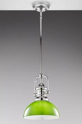 Klasyczna Lampa wisząca PLATINO wys. 166cm 1xE27 15W IP20 | nikiel błyszczący