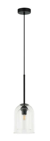 Lampa wisząca Elaris transparentna 1xE27