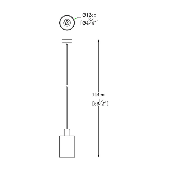 Lampa wisząca PIOLI złota śr. 12cm 003064-007275