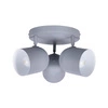 Nowoczesna lampa sufitowa AZURO plafon 98-63236 szary mat 3xE27