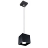Lampa wisząca Sollux QUAD 1 Aluminium czarny 12W LED, SL.0060