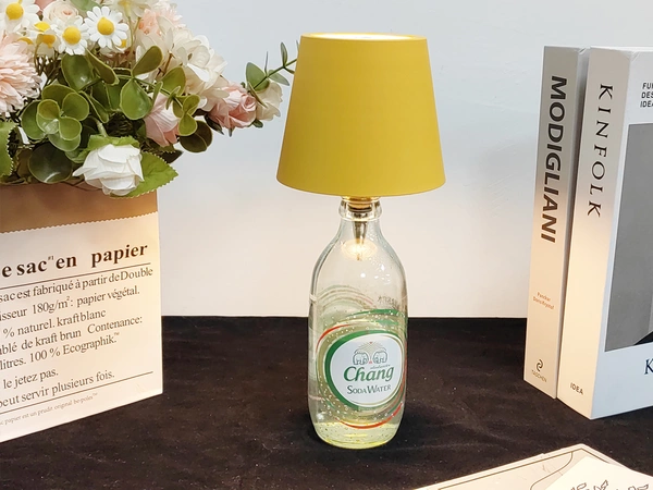 Lampa stołowa TAZA 3,5W 400lm CCT IP54 żółta 2x2000mAh 4in1 LITE