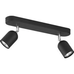 Lampa sufitowa TOP 4416 2xGU10 czarna 4416