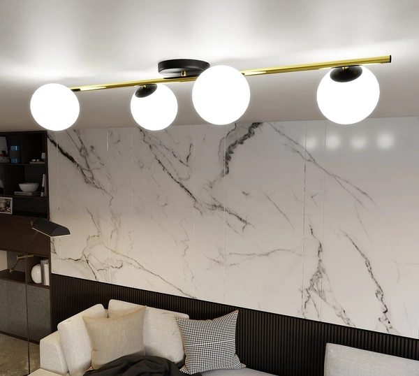 Lampa sufitowa Emibig SPLENDI 4 BL OPAL 1248/4