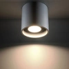 Sollux Plafon ORBIS 1 Aluminium szary 12W LED , SL.0018