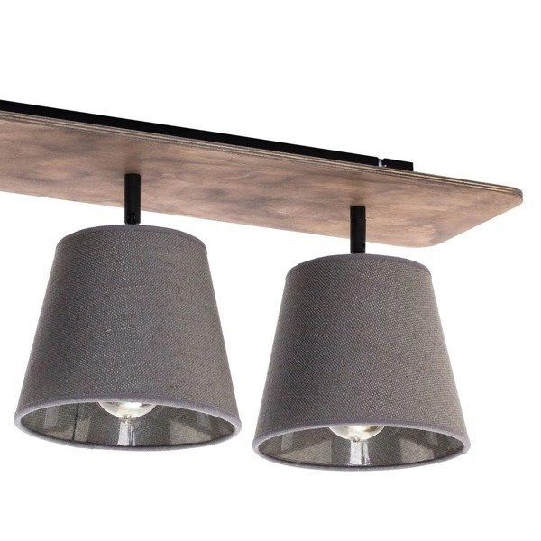 Lampa sufitowa AWINION III drewno nowość 9717