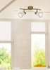 Lampa ścienna/sufitowa REGENT, 92-70029, patynowy/biały, 2x40W G9