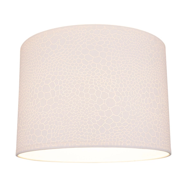 Lampa stołowa Leila 1xE27 maks. 60W chromowany metal/przezroczysty kabel PVC/wielokolorowy papier + klosz z PCV ze wzorem krokodyla 7651028