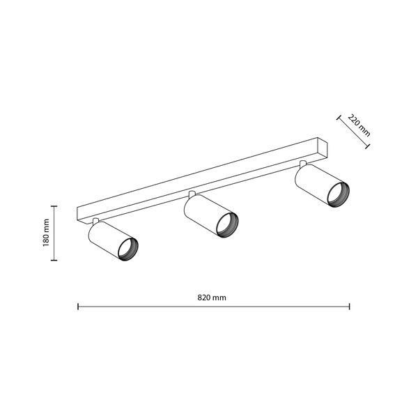 AMIS WHITE OPRAWA OŚWIETLENIOWA 3