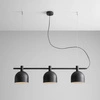 Aldex Lampa wisząca BERYL 3, 976E_1, czarna, 3x60W E27